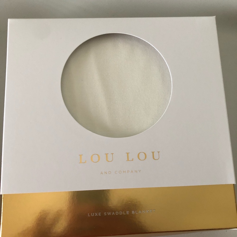 Lou Lou and company swaddle blanket